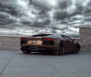 Preview wallpaper lamborghini, rabbioso, wheelsandmore, aventador