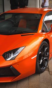 Preview wallpaper lamborghini, side view, sports car