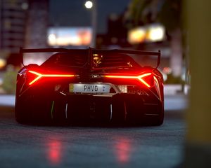 Preview wallpaper lamborghini veneno, lamborghini, sports car, racing