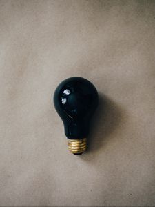 Preview wallpaper lamp, black, glass