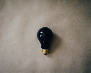 Preview wallpaper lamp, black, glass