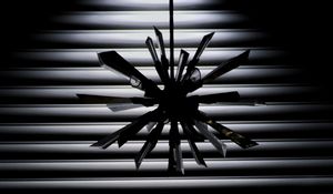 Preview wallpaper lamp, blinds, bw, stripes