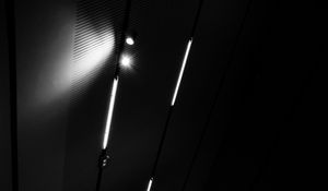 Preview wallpaper lamp, bw, black, room
