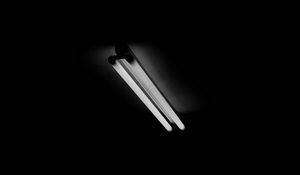 Preview wallpaper lamp, bw, black, glow