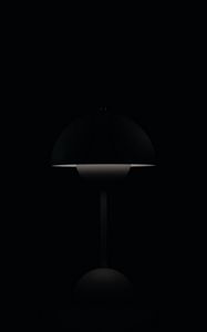 Preview wallpaper lamp, bw, dark, darkness