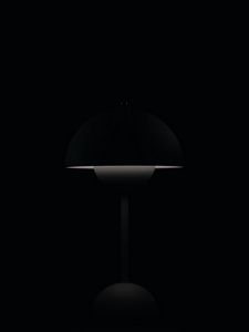 Preview wallpaper lamp, bw, dark, darkness