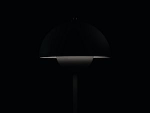 Preview wallpaper lamp, bw, dark, darkness