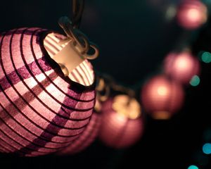 Preview wallpaper lamp, chinese, light, grid