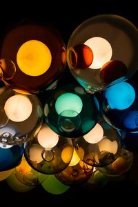 Preview wallpaper lamp, colorful, glass, glow