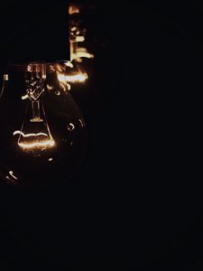 Preview wallpaper lamp, dark, glow