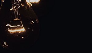 Preview wallpaper lamp, dark, glow