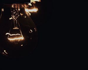 Preview wallpaper lamp, dark, glow