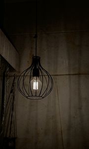 Preview wallpaper lamp, dark, wall