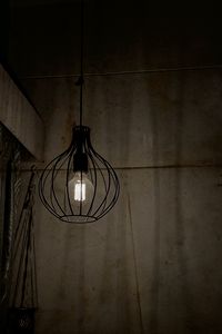 Preview wallpaper lamp, dark, wall