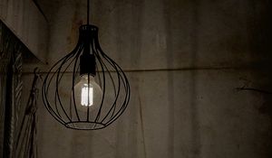 Preview wallpaper lamp, dark, wall