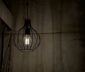 Preview wallpaper lamp, dark, wall