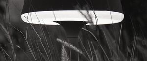 Preview wallpaper lamp, floor lamp, grass, bw