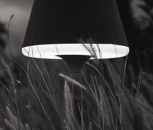 Preview wallpaper lamp, floor lamp, grass, bw