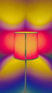 Preview wallpaper lamp, floor lamp, light, colorful, bright