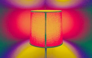 Preview wallpaper lamp, floor lamp, light, colorful, bright