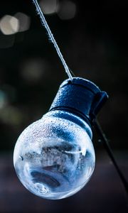 Preview wallpaper lamp, glass, drops