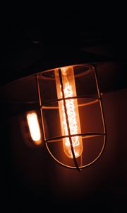 Preview wallpaper lamp, glow, dark