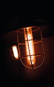 Preview wallpaper lamp, glow, dark