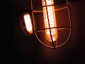 Preview wallpaper lamp, glow, dark