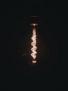 Preview wallpaper lamp, glow, dark, light