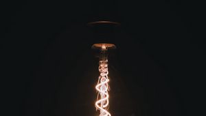 Preview wallpaper lamp, glow, dark, light