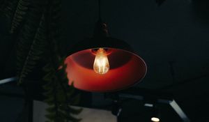 Preview wallpaper lamp, glow, room, houseplant