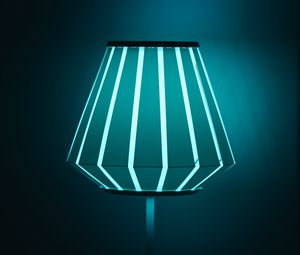 Preview wallpaper lamp, lamp shade, glow, lines, light