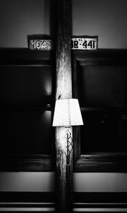 Preview wallpaper lamp, lampshade, bw, electricity, interior