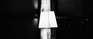 Preview wallpaper lamp, lampshade, bw, electricity, interior