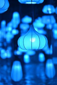 Preview wallpaper lamp, lampshade, lighting, blue