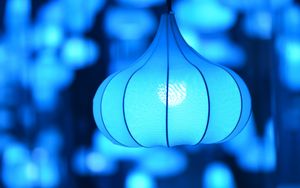 Preview wallpaper lamp, lampshade, lighting, blue