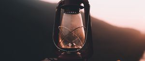 Preview wallpaper lamp, lantern, camping, blur