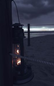 Preview wallpaper lamp, lantern, night, twilight, light