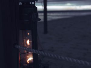 Preview wallpaper lamp, lantern, night, twilight, light