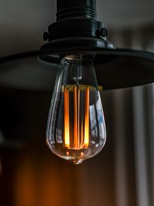 Preview wallpaper lamp, light bulb, blur