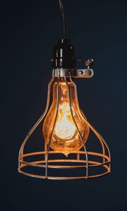 Preview wallpaper lamp, light bulb, light, dark