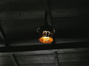 Preview wallpaper lamp, light, dark