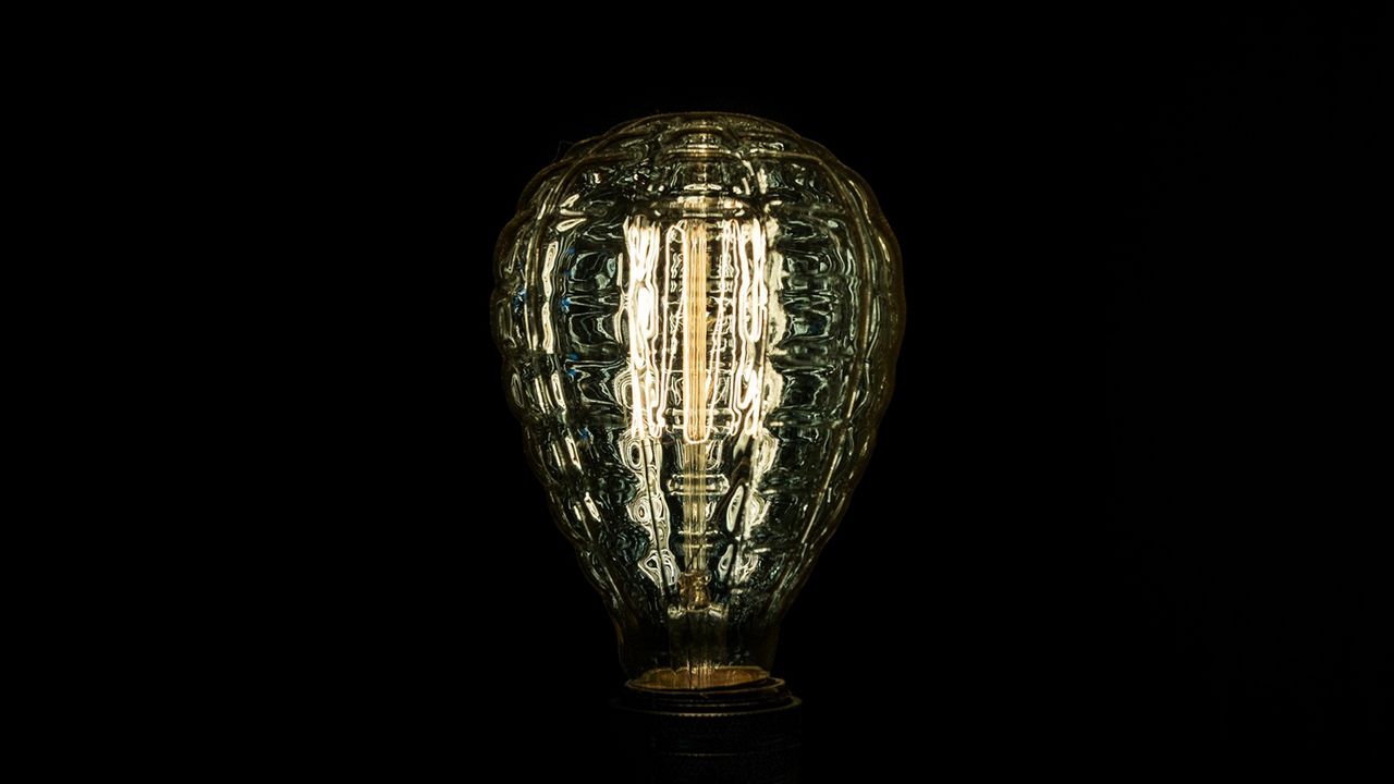 Wallpaper lamp, light, dark background