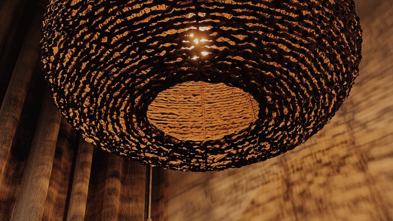 Wallpaper lamp, light, lighting, interior, dark