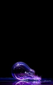 Preview wallpaper lamp, lightning, glow, reflection, dark