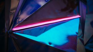 Preview wallpaper lamp, neon, backlight, light, reflection