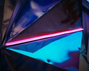 Preview wallpaper lamp, neon, backlight, light, reflection