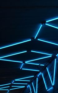 Preview wallpaper lamp, neon, glow, ceiling