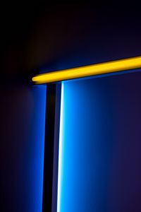 Preview wallpaper lamp, neon, glow, room, wall