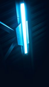 Preview wallpaper lamp, neon, light, glow, blue